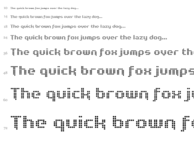 Disco Nectar font waterfall